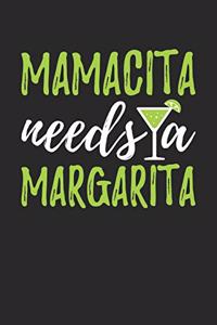 Cinco De Mayo Notebook - Mamacita Needs A Margarita Funny Cinco De Mayo Women - Cinco De Mayo Journal