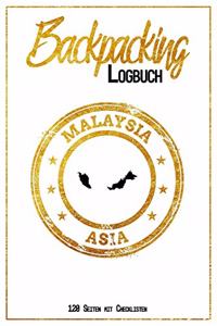 Backpacking Logbuch Malaysia Asia 120 Seiten mit Checklisten