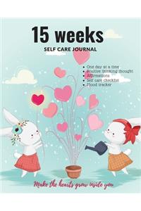 15 week Self care journal