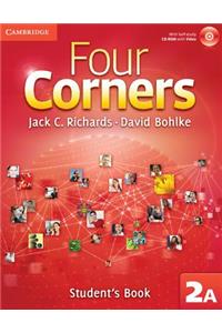 Four Corners Level 2 Student's Book a with Self-Study CD-ROM and Online Workbook a Pack