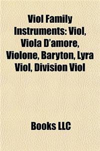 Viol Family Instruments