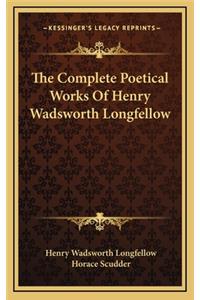 Complete Poetical Works Of Henry Wadsworth Longfellow