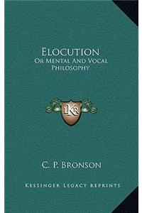 Elocution