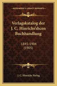 Verlagskatalog der J. C. Hinrichs'shcen Buchhandlung