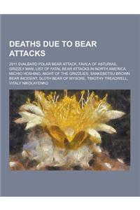 Deaths Due to Bear Attacks