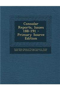 Consular Reports, Issues 188-191