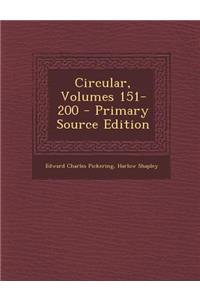 Circular, Volumes 151-200