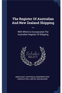 Register Of Australian And New Zealand Shipping ...