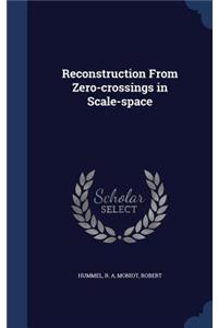 Reconstruction From Zero-crossings in Scale-space