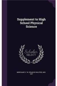 Supplement to High School Physical Science