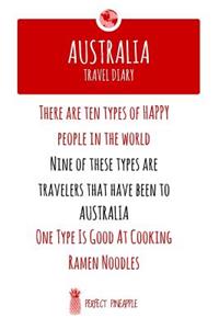 Australia Travel Diary