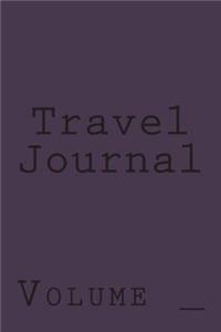 Travel Journal