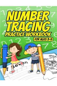 Number Tracing Practice Workbook for Ages 3-5