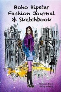 Boho Hipster Fashion Journal & Sketchbook