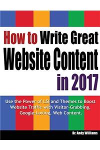How to Write Great Website Content in 2017