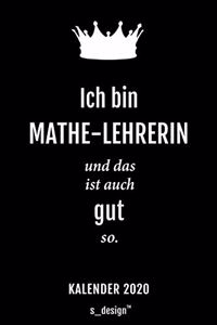 Kalender 2020 für Mathe-Lehrer / Mathe-Lehrerin