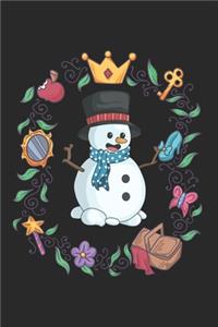 Christmas Snowman Fairy Tale Notebook