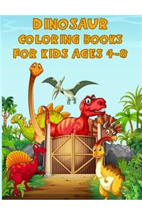 Dinosaur Coloring Books For Kids Ages 4-8