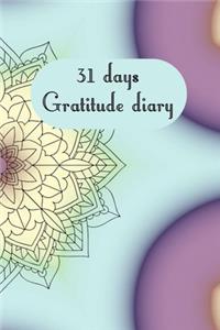 31 days gratitude diary
