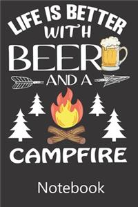 Life Is Better With Beer And A Campfire