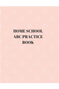 Home School ABC Practice Book