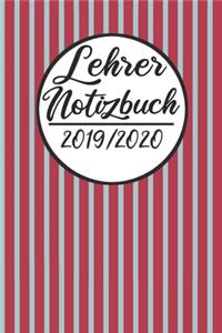 Lehrer Notizbuch 2019 / 2020