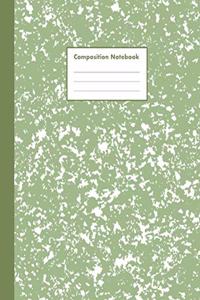 Marbled Composition Notebook