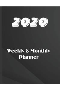 2020 Weekly & Monthly Planner