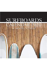 Surfboards Calendar 2020