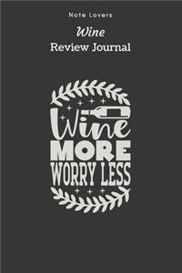 Wine More Worry Less - Wine Review Journal
