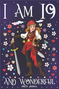 Pirate Journal I am 19 and Wonderful