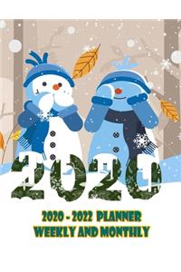 2020-2022 Planner Weekly And Monthly