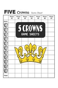 5 Crowns Game Sheets