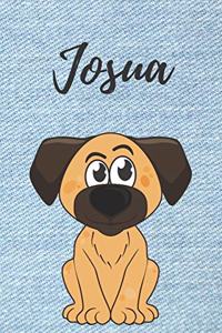 personalisiertes Notizbuch Hunde / Malbuch / Tagebuch / Journal / DIN A5 / Geschenk Josua