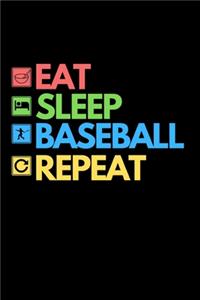 Eat Sleep Baseball Repeat