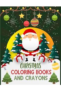 Christmas Coloring Books And Crayons