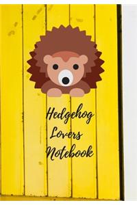 Hedgehog Lovers Notebook