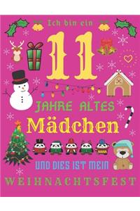 Ich bin ein 11 Jahre altes Mädchen und dies ist mein Weihnachtsfest