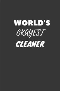 World's Okayest Cleaner Notebook