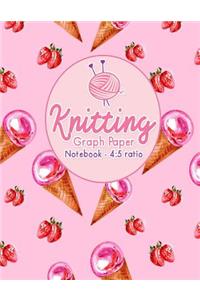 Knitting Graph Paper Notebook - 4