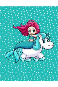 Mermaid & Unicorn Primary Writing Journal