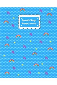 Favorite Things Prompt Journal