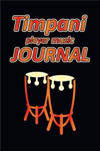 Timpani Player Music Journal