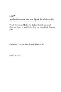 Track Structure Model for Radial Distributions of Electron Spectra and Event Spectra from High-Energy Ions