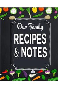 Our Family Recipes and Notes