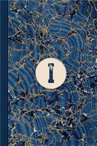 Monogram I Marble Notebook (Blue Ginger Edition)