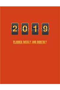 2019 Planner Weekly and Monthly