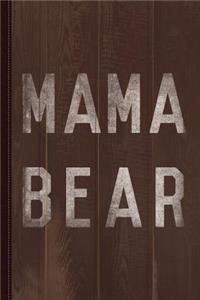 Mama Bear Vintage Journal Notebook