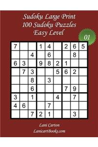 Sudoku Large Print - Easy Level - N°1