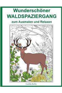 Wunderschöner Waldspaziergang - zum Ausmalen und Relaxen